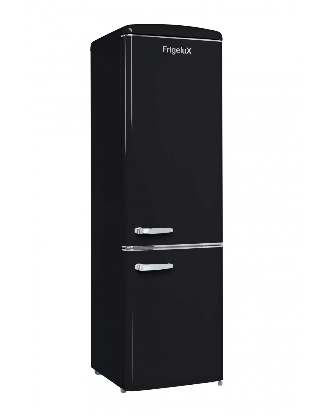 Réfrigérateur Vintage Noir 244L - FrigeluX Officiel